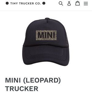 Tiny Trucker Co. Mini hat 🖤